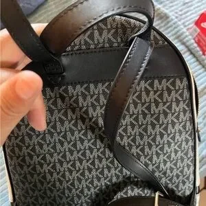 Michael Kors Gray and sliver Backpack with Iconic Monogram Michael Kors Backpack Gray Bags & Handbags for Women for  main image 3